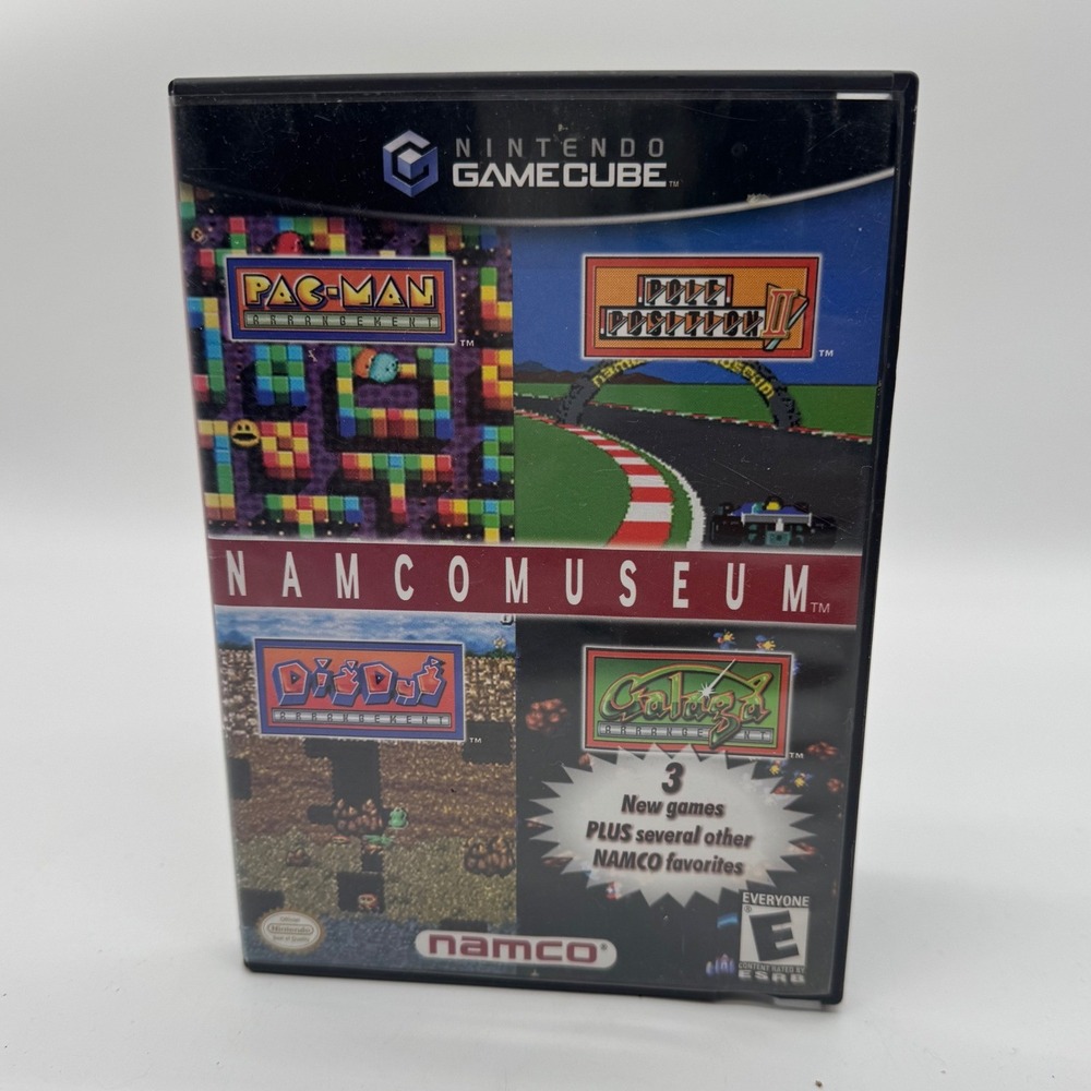 Namco Museum Nintendo GameCube GC Retro Arcade Classics Pac-Man  DOL-P-GNME